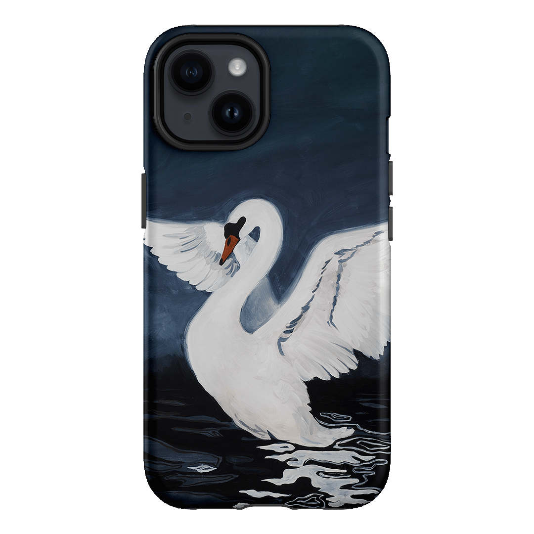 Midnight Swan Printed Phone Cases iPhone 14 / Armoured by Lisa Hu - The Dairy