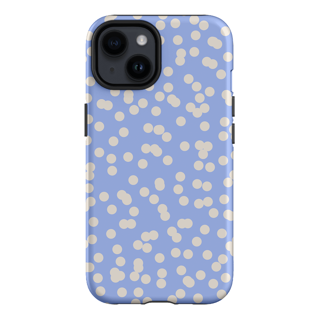 Mini Confetti Periwinkle Salt Printed Phone Cases iPhone 14 / Armoured by Veronica Tucker - The Dairy