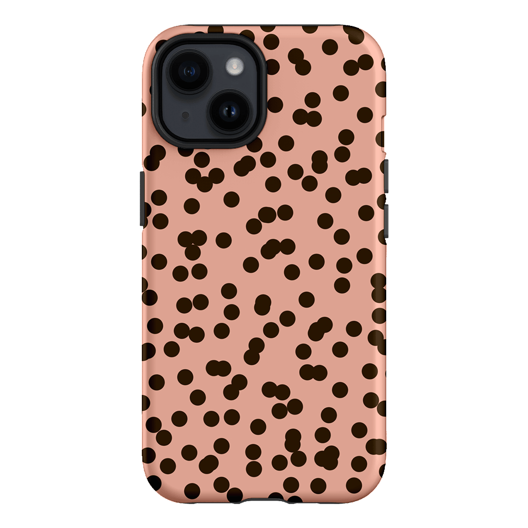 Mini Confetti Pink Chocolate Printed Phone Cases iPhone 14 / Armoured by Veronica Tucker - The Dairy