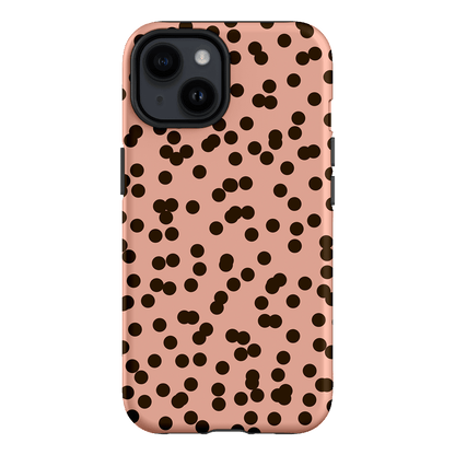 Mini Confetti Pink Chocolate Printed Phone Cases iPhone 14 / Armoured by Veronica Tucker - The Dairy