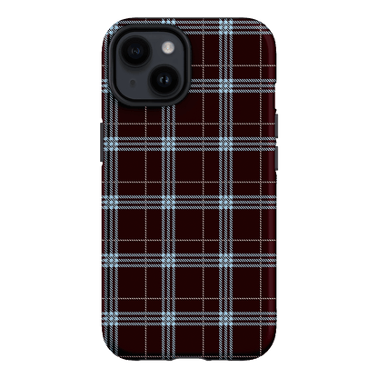 Mocha Plaid Printed Phone Cases iPhone 14 / Armoured by The Dairy - The Dairy