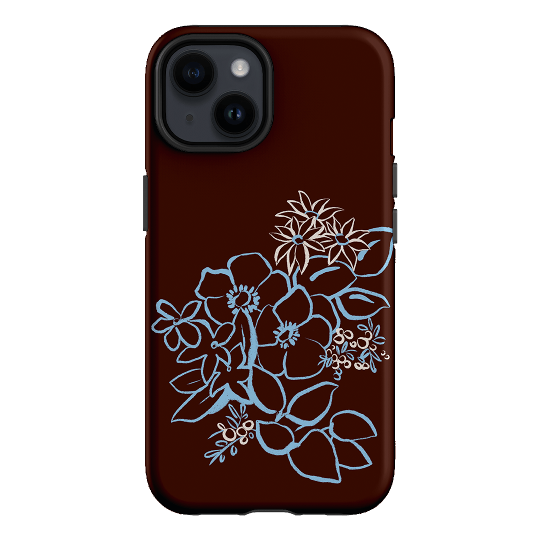 Mocha Posy Printed Phone Cases iPhone 14 / Armoured by Typoflora - The Dairy