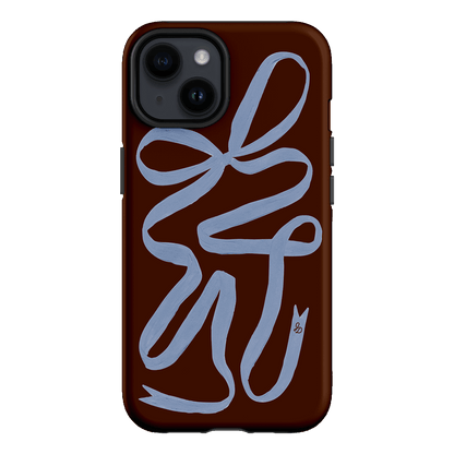 Mocha Ribbon Printed Phone Cases iPhone 14 / Armoured by Jasmine Dowling - The Dairy