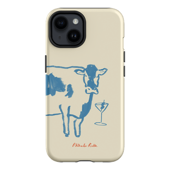 Mootini Blue Printed Phone Cases iPhone 14 / Armoured by Phthalo Ruth - The Dairy