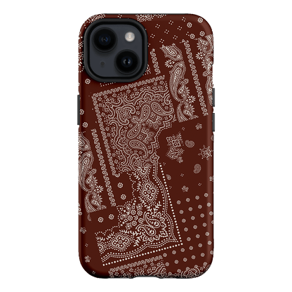 Paisley Cinnamon Printed Phone Cases iPhone 14 / Armoured by The Dairy - The Dairy