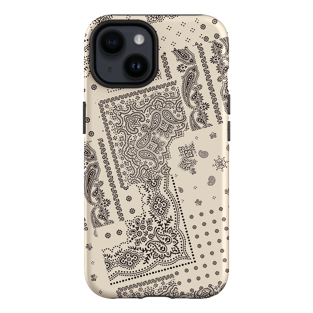 Paisley Ecru Printed Phone Cases iPhone 14 / Armoured by The Dairy - The Dairy