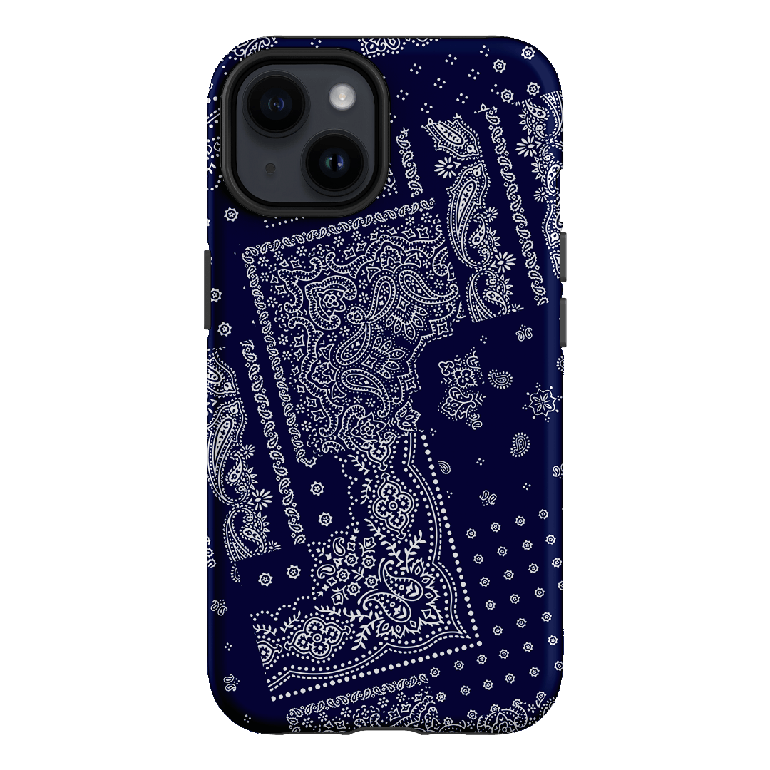Paisley Indigo Printed Phone Cases iPhone 14 / Armoured by The Dairy - The Dairy