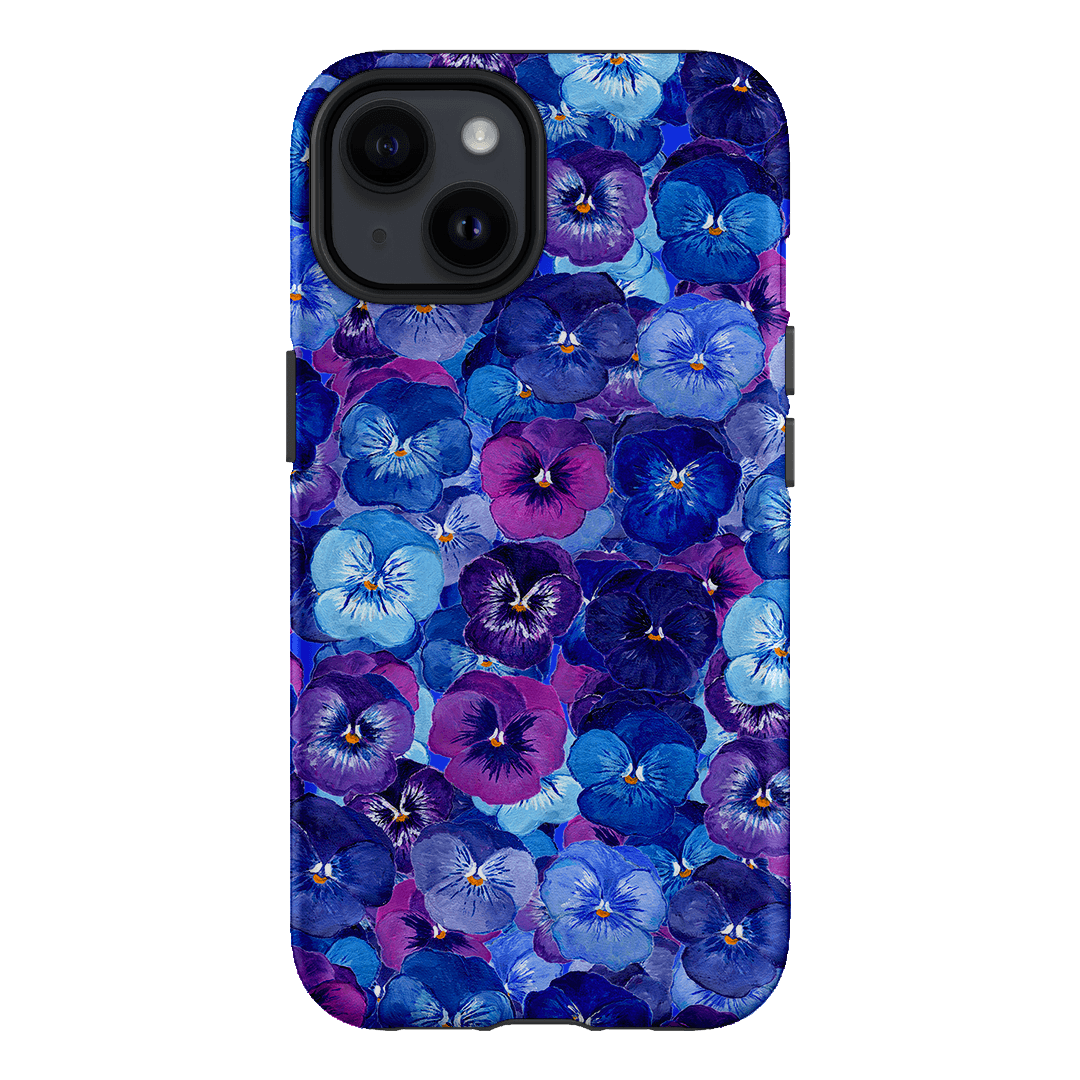 Pansy Jumble Printed Phone Cases iPhone 14 / Armoured by Kayla Henley - The Dairy
