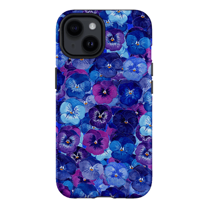 Pansy Jumble Printed Phone Cases iPhone 14 / Armoured by Kayla Henley - The Dairy