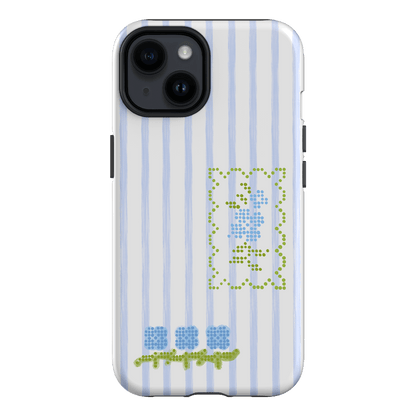 Patchwork Blue Printed Phone Cases iPhone 14 / Armoured by Kayla Carr - The Dairy
