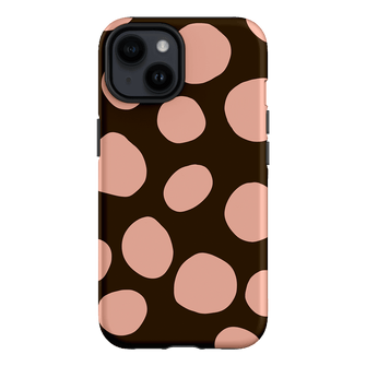 Pebbles Chocolate Pink Printed Phone Cases iPhone 14 / Armoured by Veronica Tucker - The Dairy