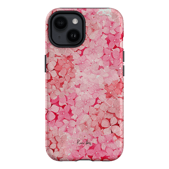 Hydrangea Pink Printed Phone Cases iPhone 14 / Armoured by Kerrie Hess - The Dairy