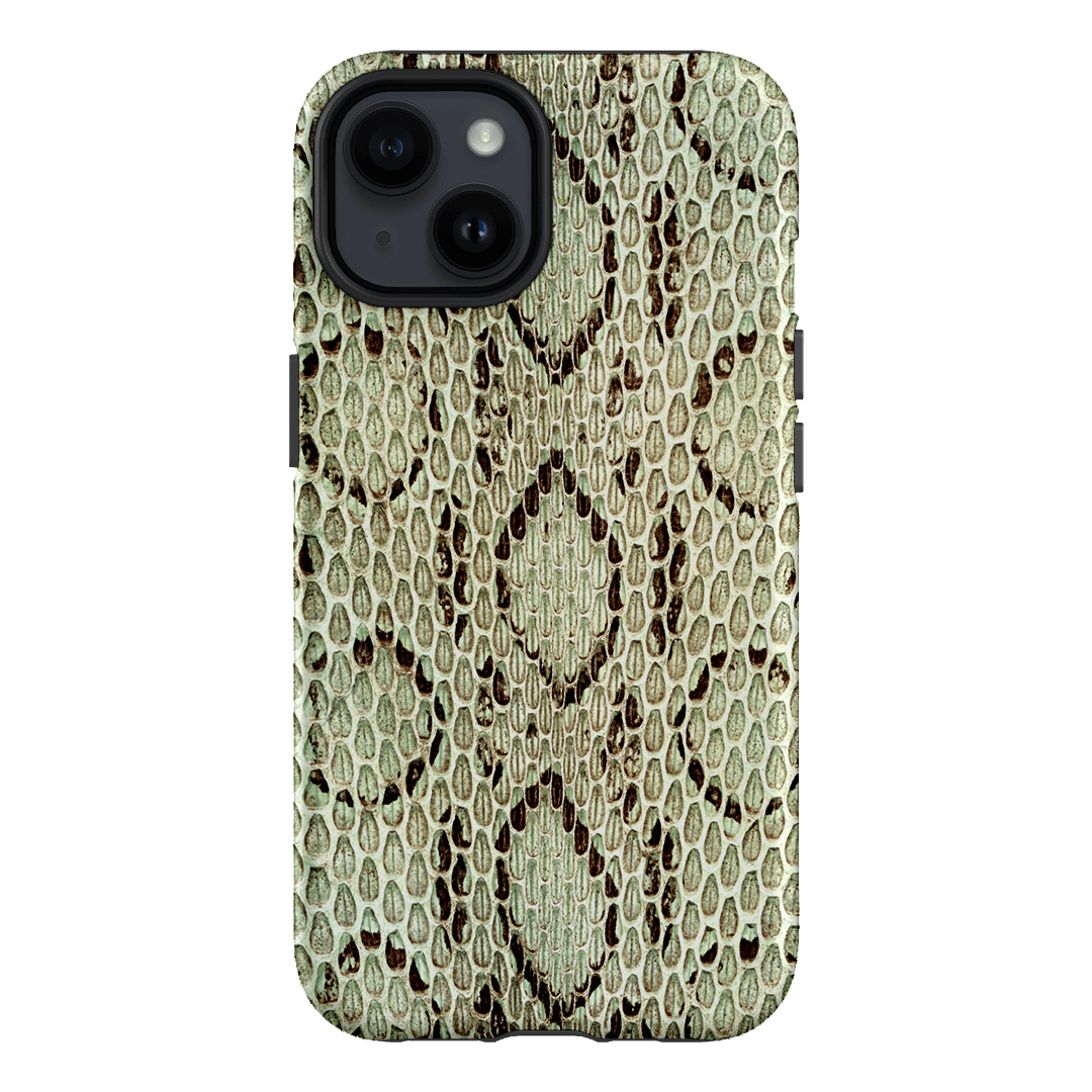 Pistachio Python Printed Phone Cases iPhone 14 / Armoured by The Dairy - The Dairy