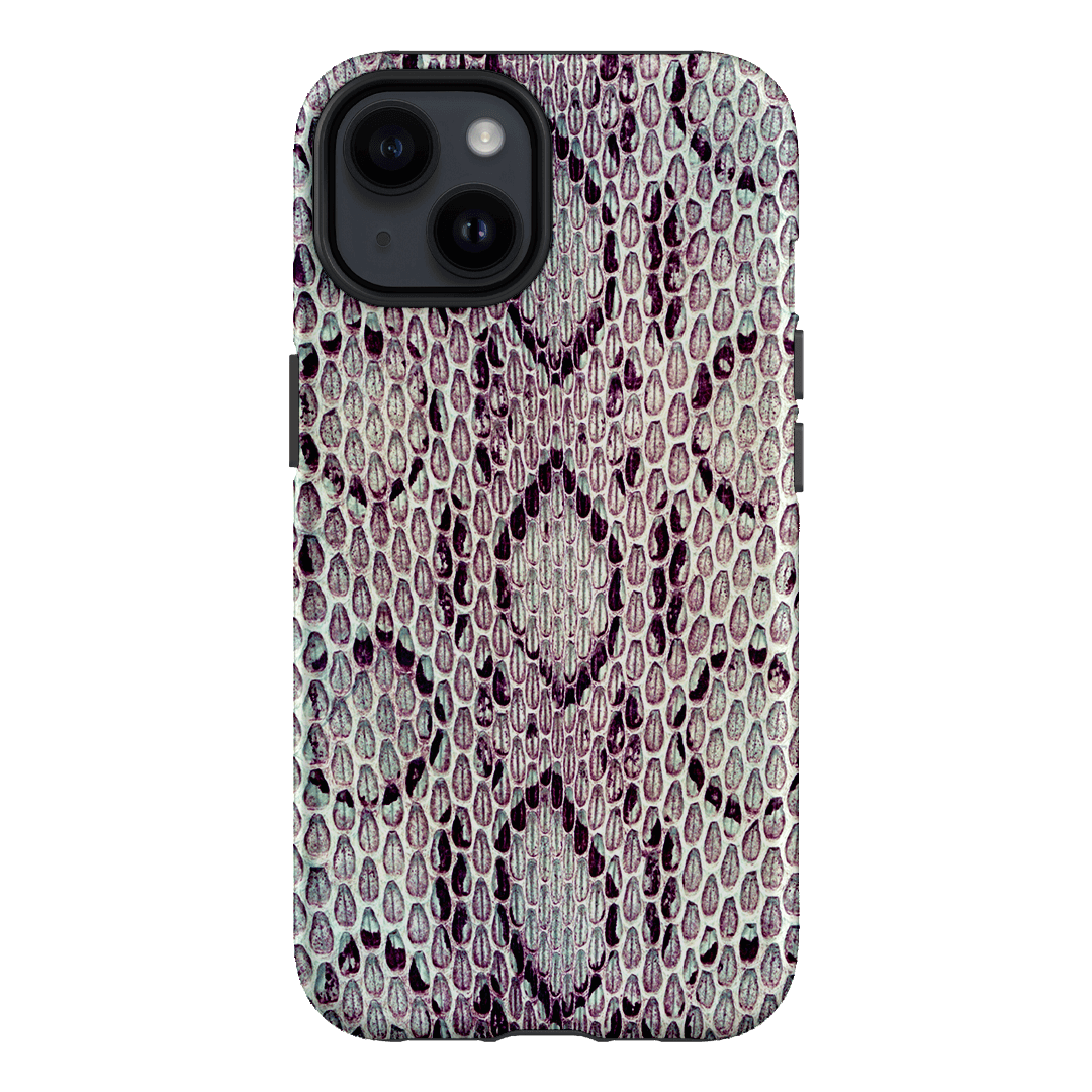 Plum Python Printed Phone Cases iPhone 14 / Armoured by The Dairy - The Dairy