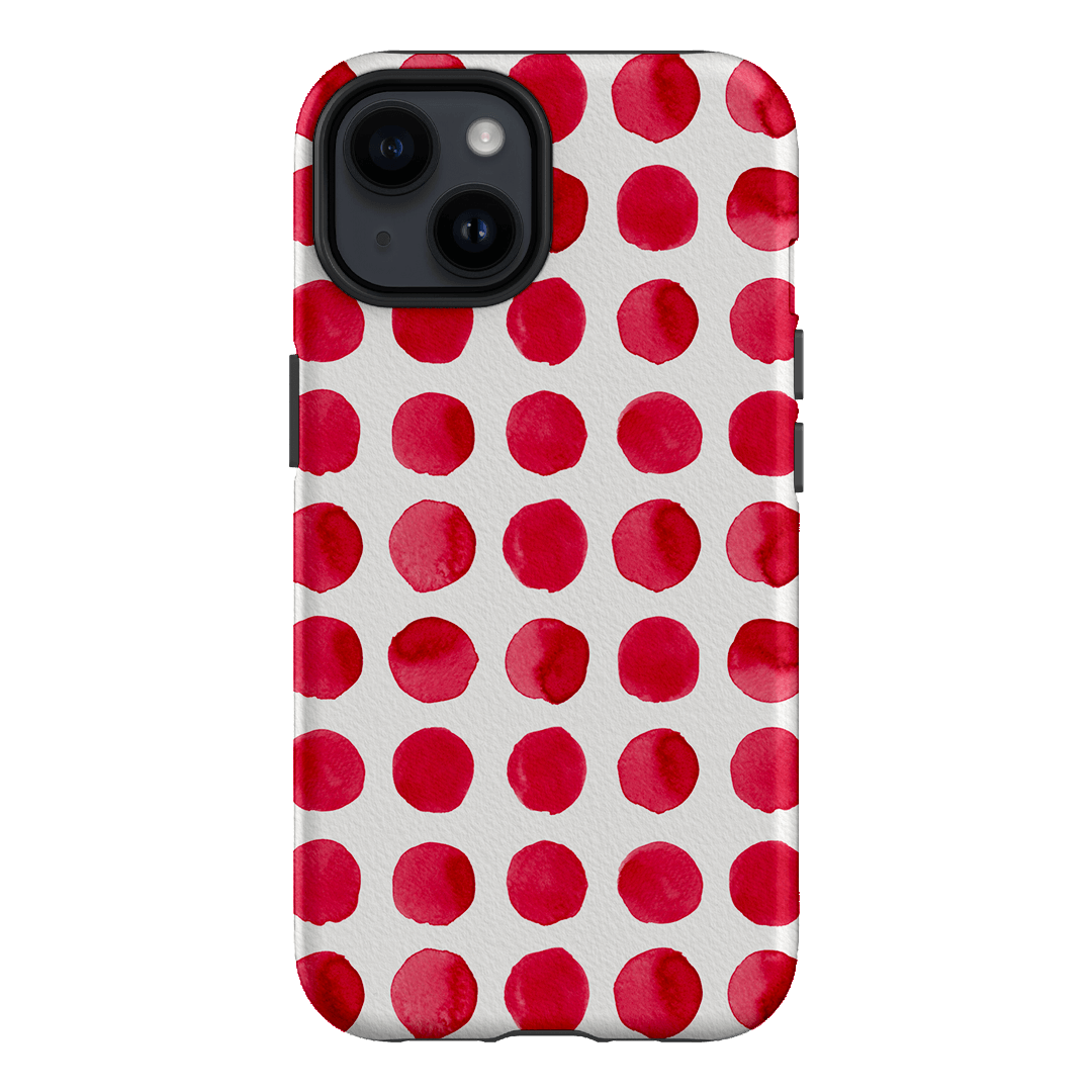 Spots in Red Printed Phone Cases by The Dairy - The Dairy