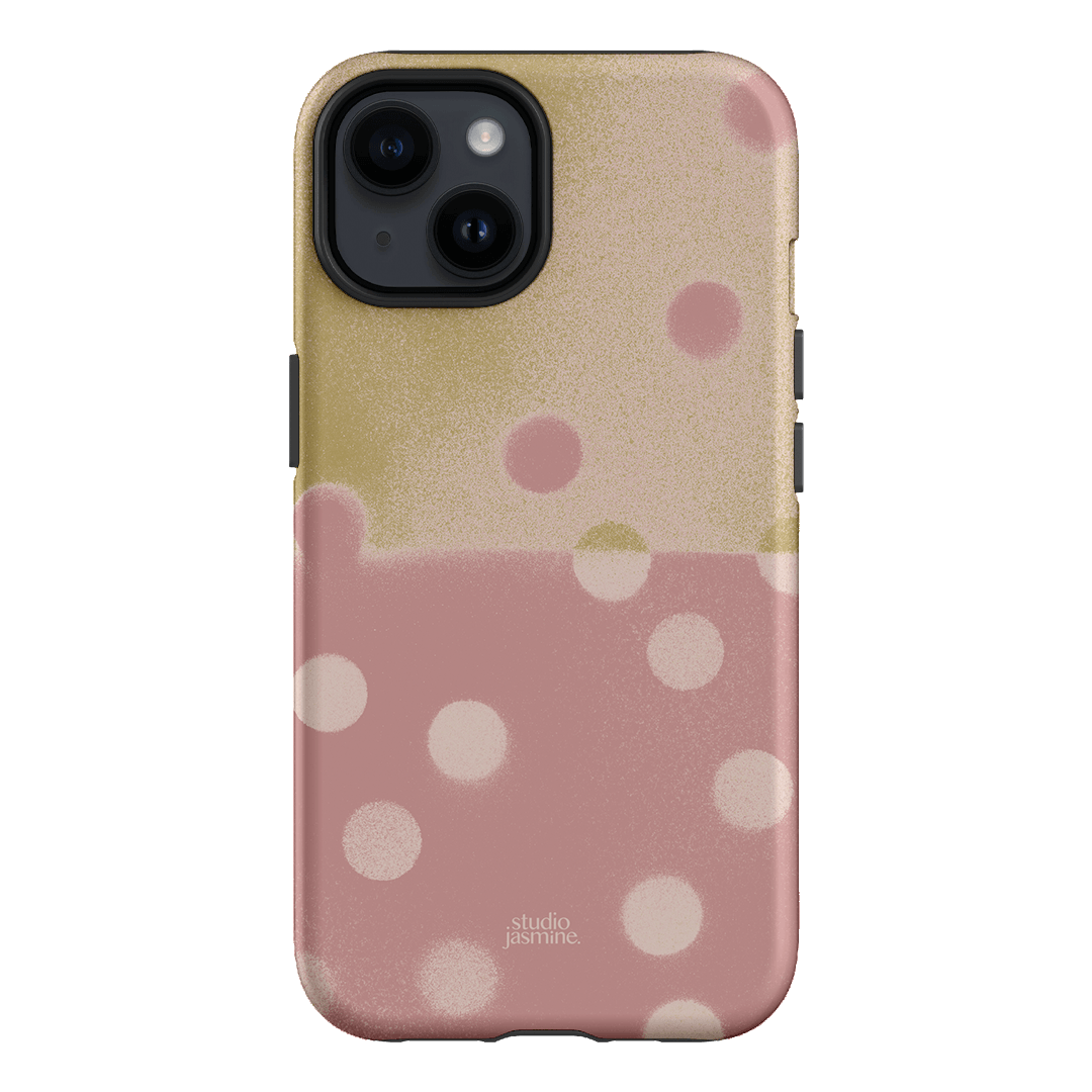 Strawberry Polka Dot Printed Phone Cases iPhone 14 / Armoured by Jasmine Dowling - The Dairy