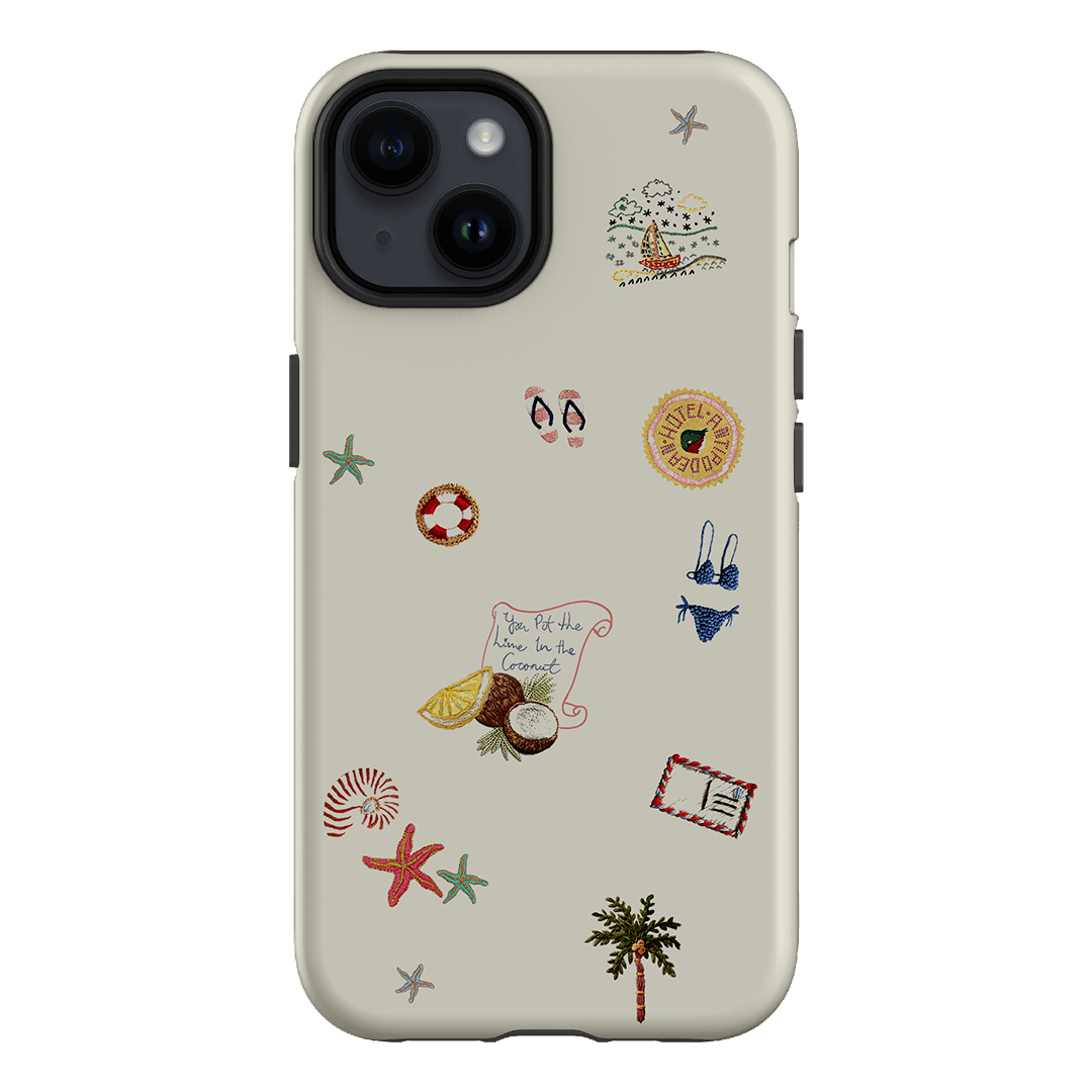 Vacay All Day Cream Printed Phone Cases by Antipodean - The Dairy