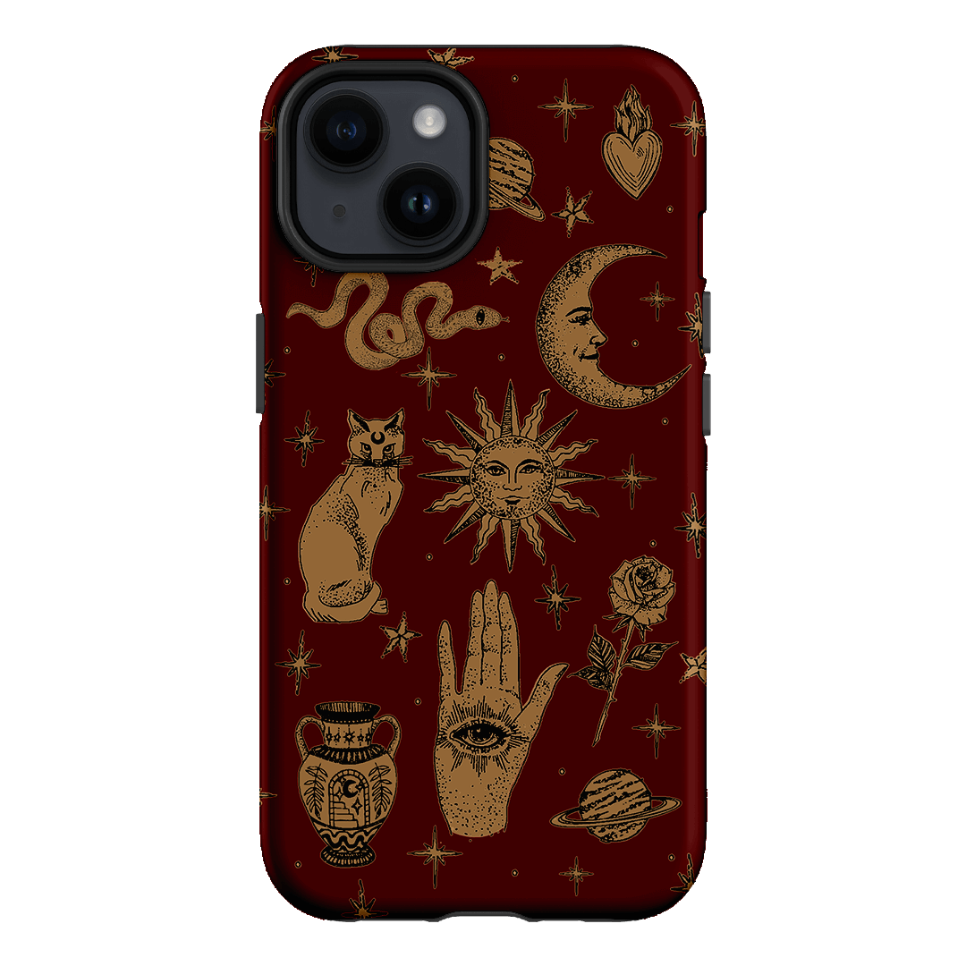 Astro Flash Red Printed Phone Cases iPhone 14 / Armoured by Veronica Tucker - The Dairy