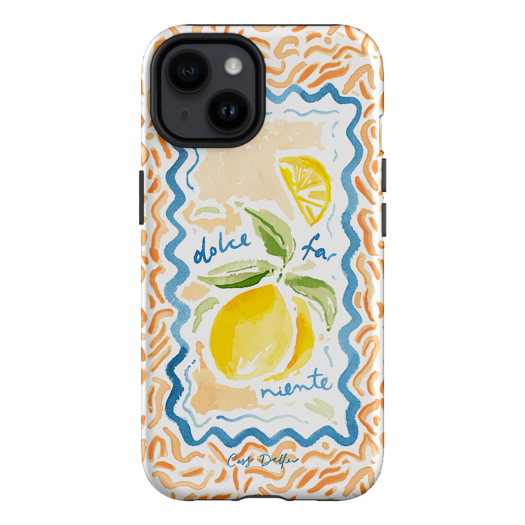 Dolce Far Niente Printed Phone Cases iPhone 14 / Armoured by Cass Deller - The Dairy