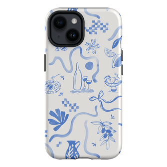 Mediterranean Wave Printed Phone Cases iPhone 14 / Armoured by Charlie Taylor - The Dairy