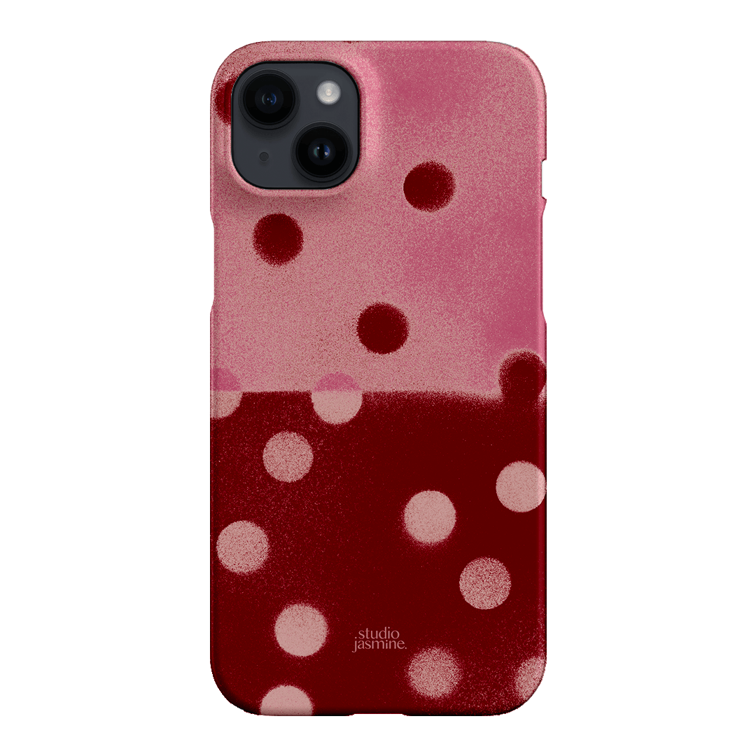 Cherry Polka Dot Printed Phone Cases iPhone 14 Plus / Snap by Jasmine Dowling - The Dairy