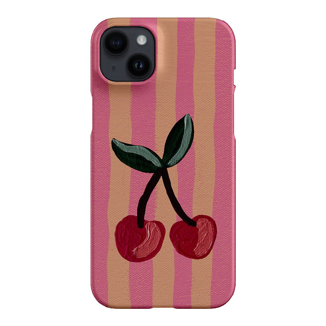 Cherry On Top Printed Phone Cases iPhone 14 Plus / Snap by Amy Gibbs - The Dairy