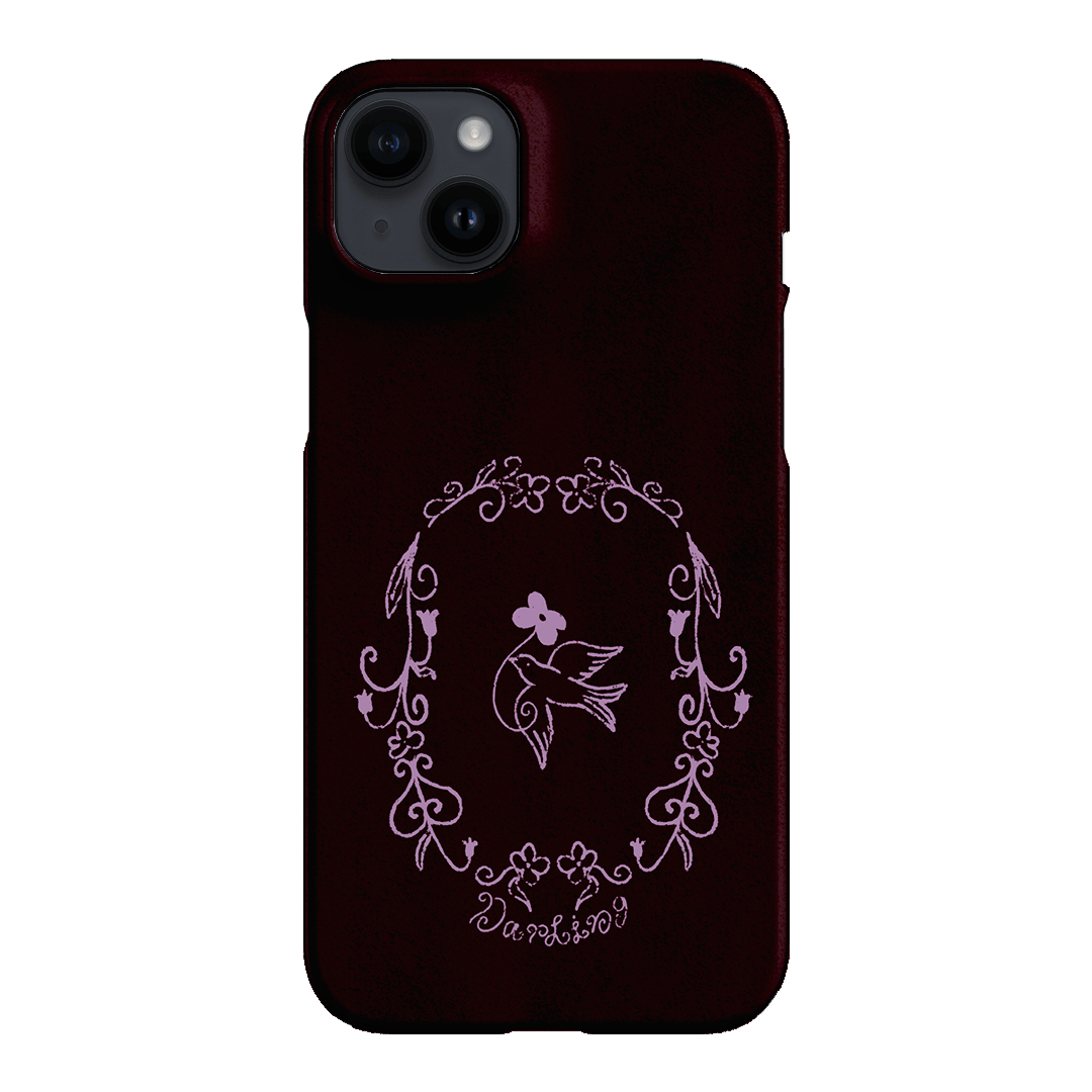 Darling Burgundy Printed Phone Cases by The Dairy - The Dairy