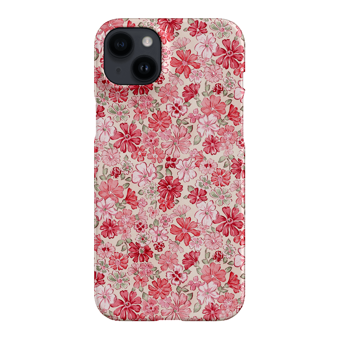 Strawberry Kiss Printed Phone Cases iPhone 14 Plus / Snap by Oak Meadow - The Dairy