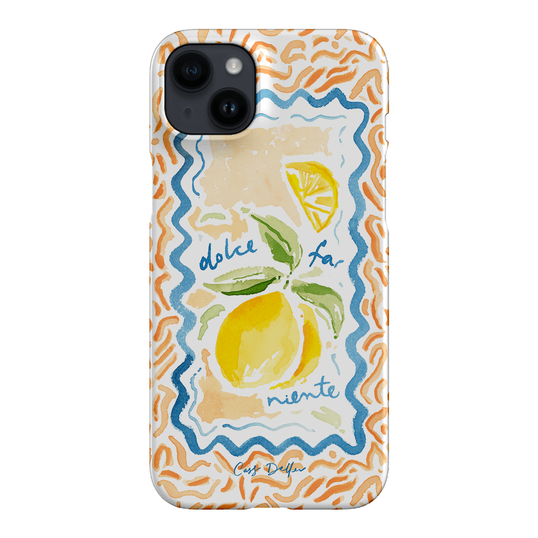 Dolce Far Niente Printed Phone Cases iPhone 14 Plus / Snap by Cass Deller - The Dairy