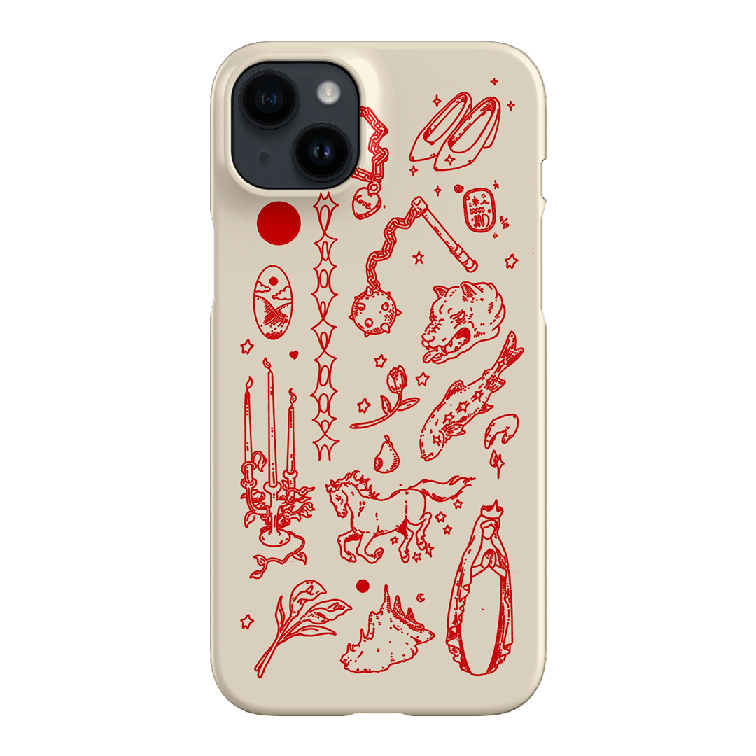Dreamcore Cream Printed Phone Cases iPhone 14 Plus / Snap by Easty Beasty - The Dairy