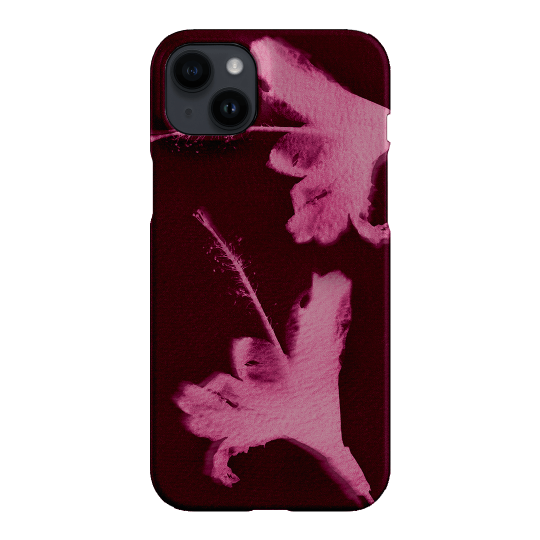 Hibiscus Glow Printed Phone Cases iPhone 14 Plus / Snap by Sally Hungerford - The Dairy