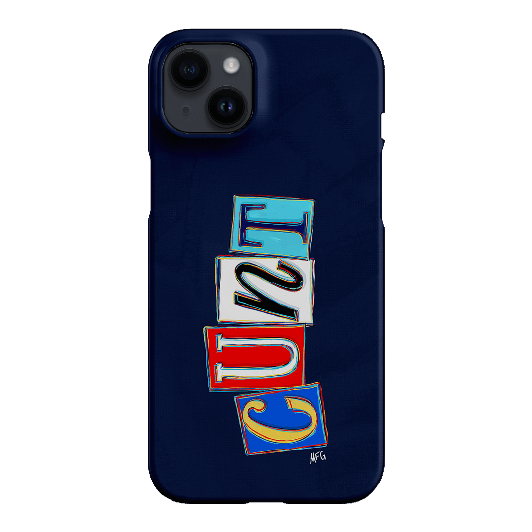 Lil Cnts Blue Printed Phone Cases iPhone 14 Plus / Snap by Margarbs Art - The Dairy