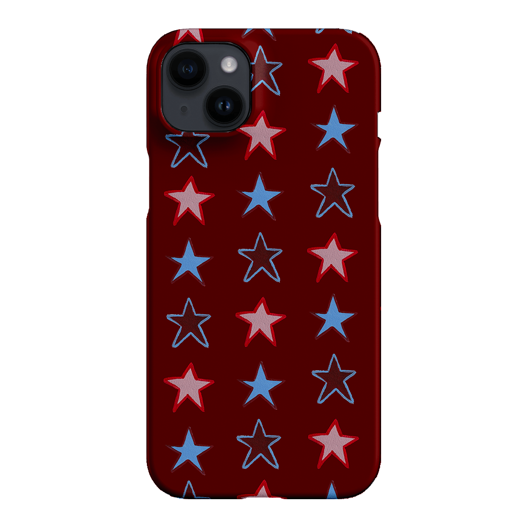 Lucky Stars Rouge Printed Phone Cases iPhone 14 Plus / Snap by BG. Studio - The Dairy