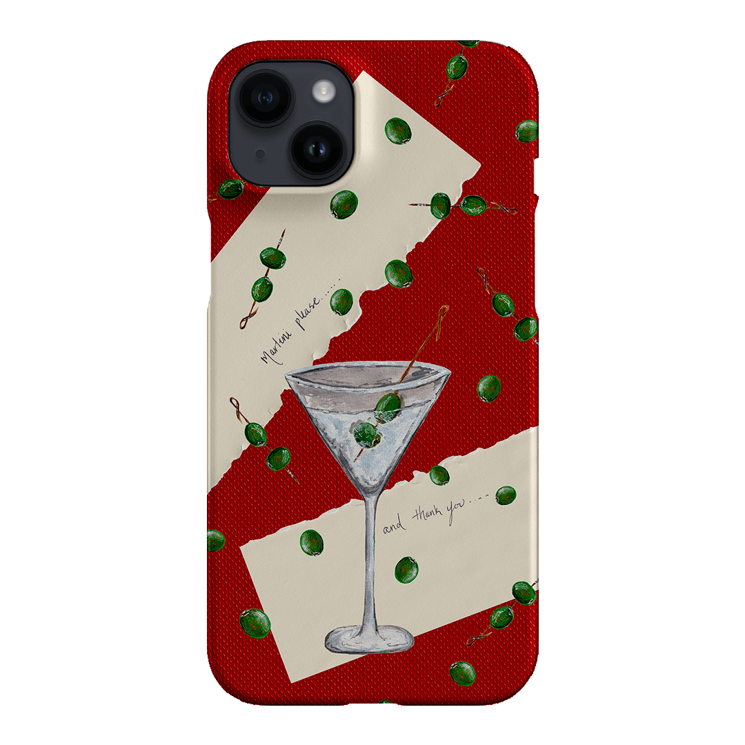 Martini Please Printed Phone Cases iPhone 14 Plus / Snap by BG. Studio - The Dairy