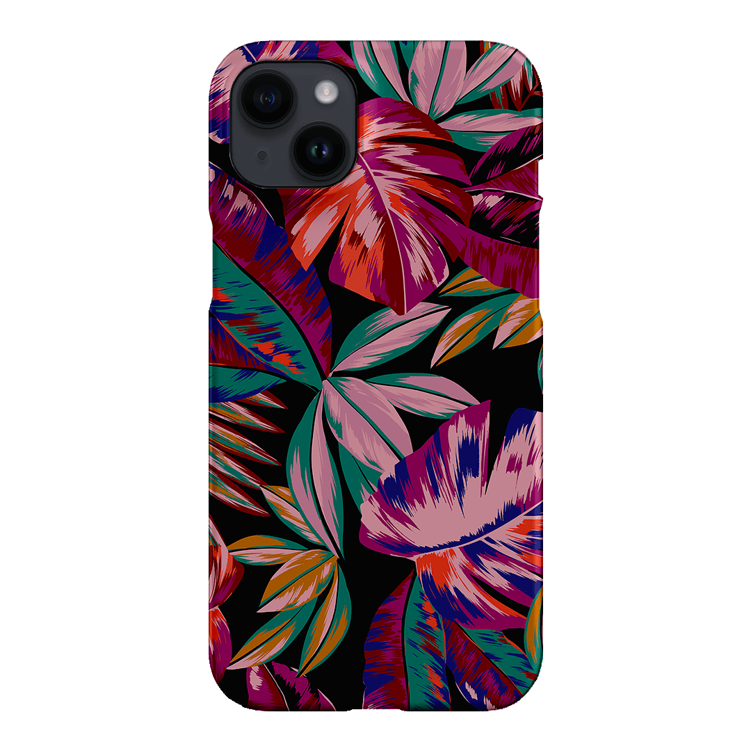 Midnight Palm Printed Phone Cases iPhone 14 Plus / Snap by Charlie Taylor - The Dairy