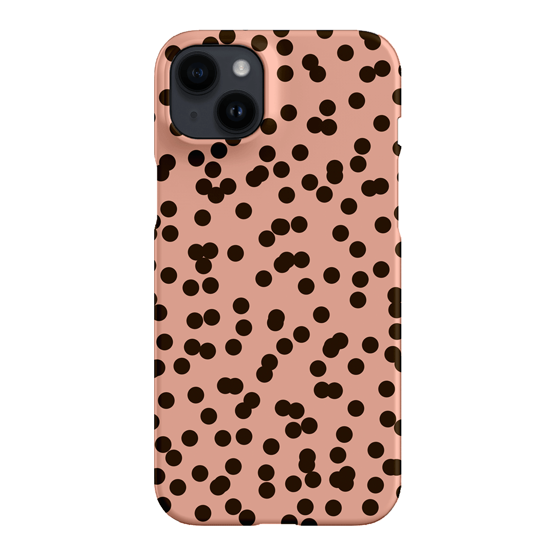 Mini Confetti Pink Chocolate Printed Phone Cases iPhone 14 Plus / Snap by Veronica Tucker - The Dairy