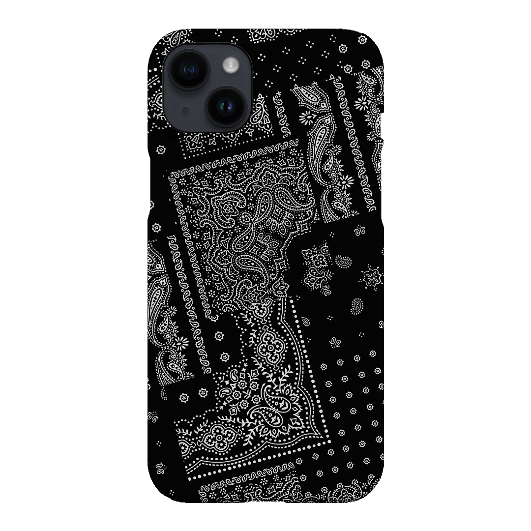 Paisley Noir Printed Phone Cases iPhone 14 Plus / Snap by The Dairy - The Dairy