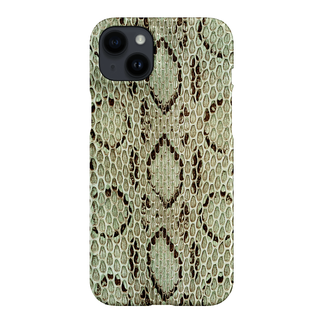 Pistachio Python Printed Phone Cases iPhone 14 Plus / Snap by The Dairy - The Dairy