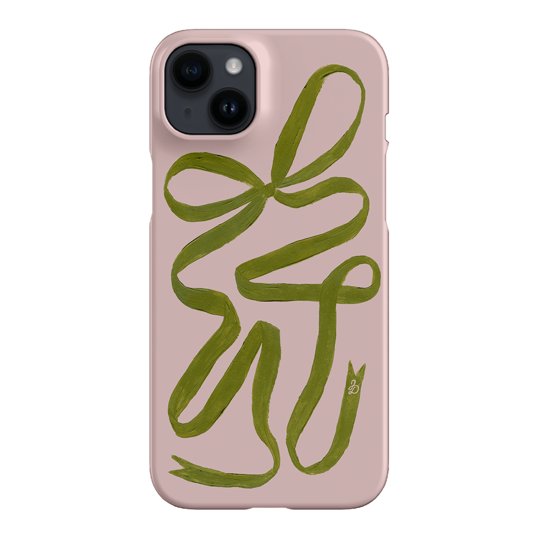 Garden Ribbon Printed Phone Cases iPhone 14 Plus / Snap by Jasmine Dowling - The Dairy