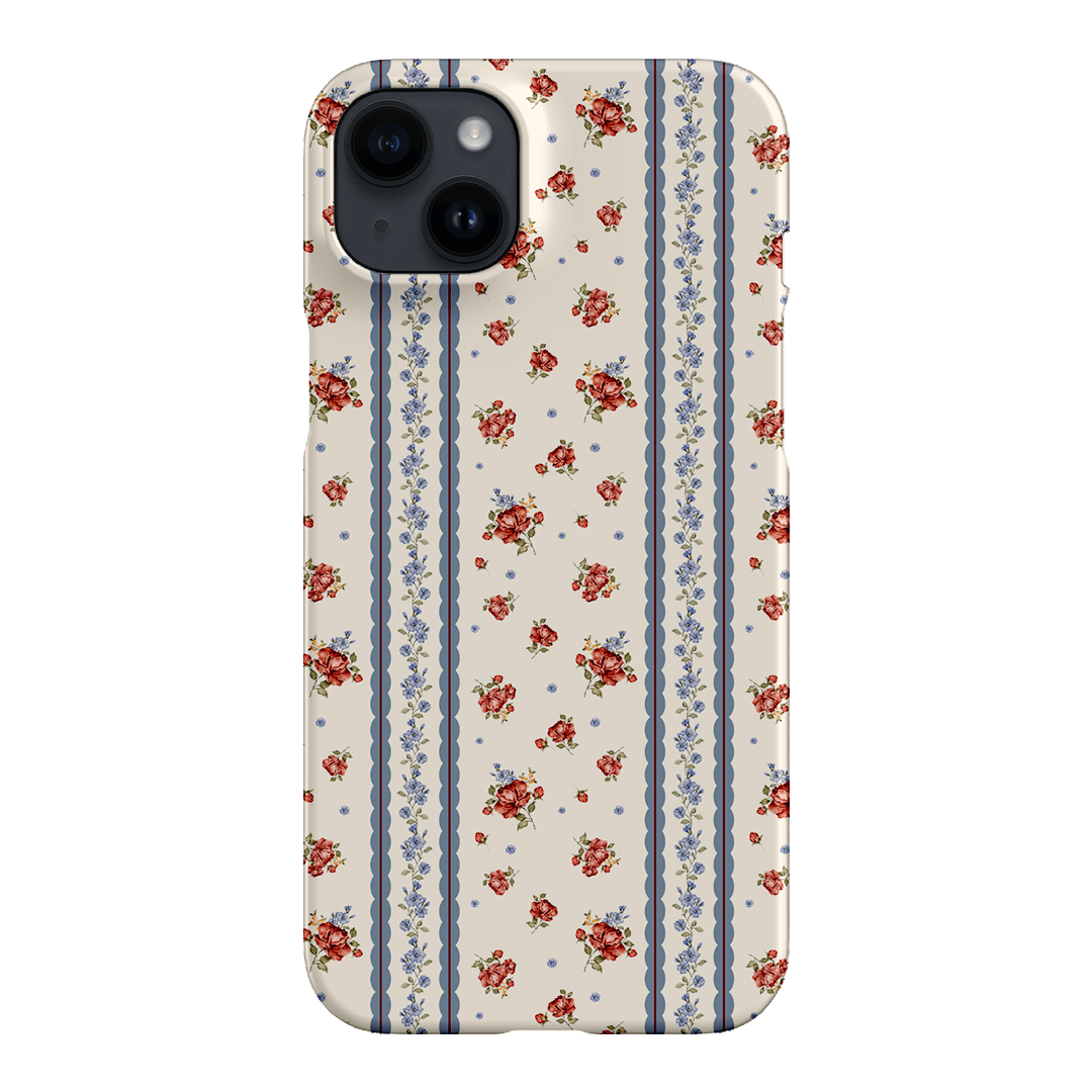 Rose Stripe Printed Phone Cases iPhone 14 Plus / Snap by Kasiags Art - The Dairy