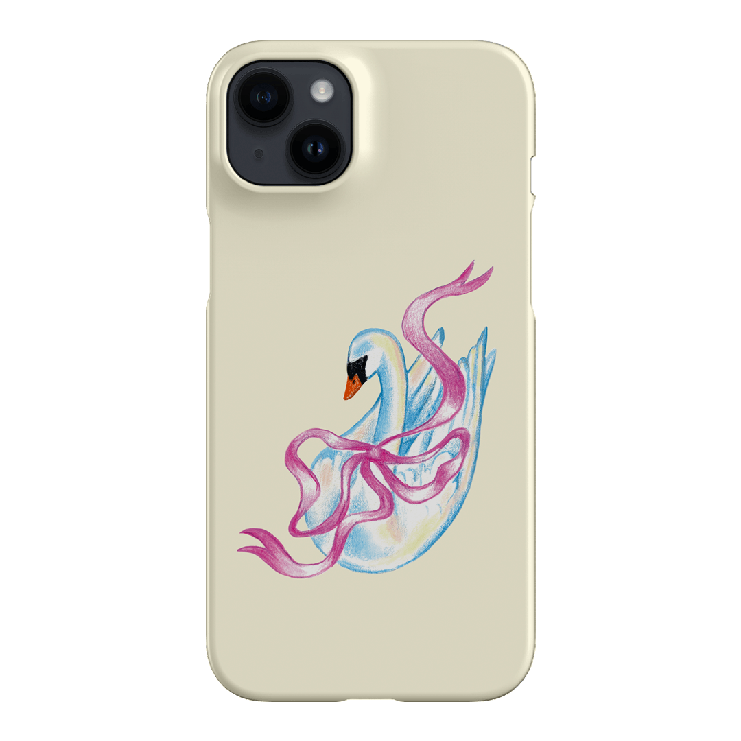 Satin Swan Printed Phone Cases iPhone 14 Plus / Snap by Femke Studio - The Dairy