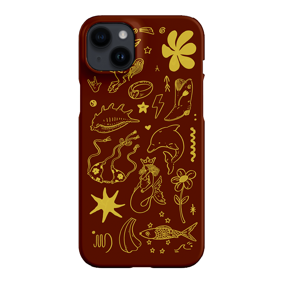 Spiced Cowboy Chocolate Printed Phone Cases iPhone 14 Plus / Snap by Easty Beasty - The Dairy