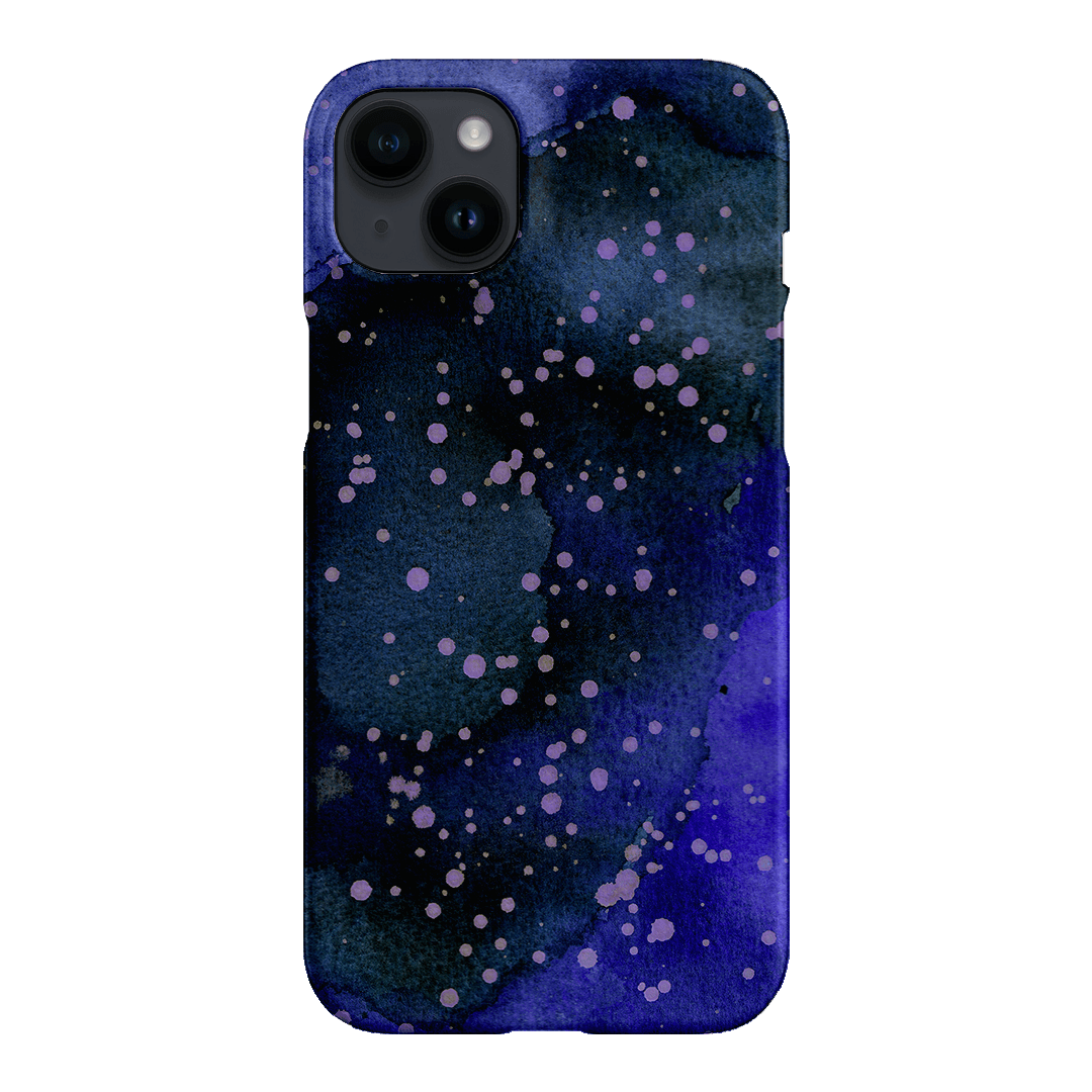 Spotty Navy Printed Phone Cases iPhone 14 Plus / Snap by The Dairy - The Dairy