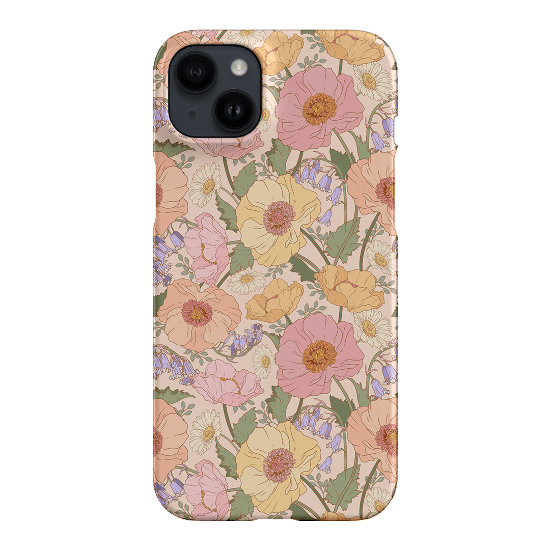 Spring Poppy Printed Phone Cases iPhone 14 Plus / Snap by Kasiags Art - The Dairy
