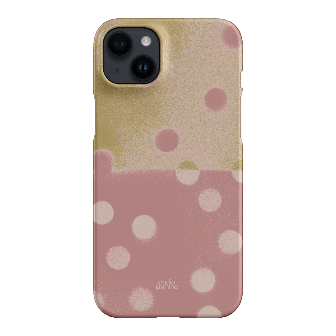 Strawberry Polka Dot Printed Phone Cases iPhone 14 Plus / Snap by Jasmine Dowling - The Dairy