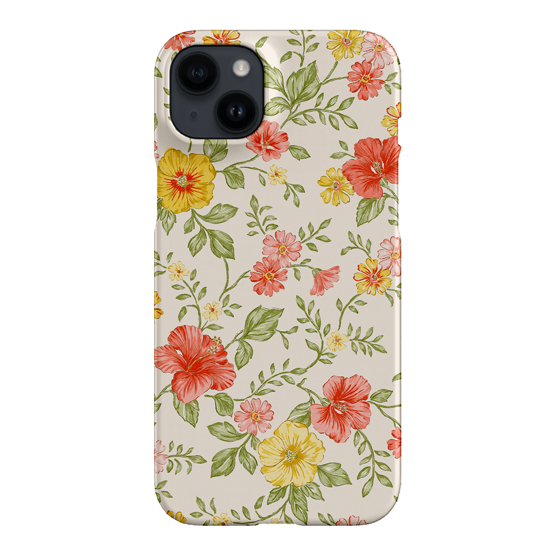 Hibiscus Printed Phone Cases iPhone 14 Plus / Snap by Oak Meadow - The Dairy