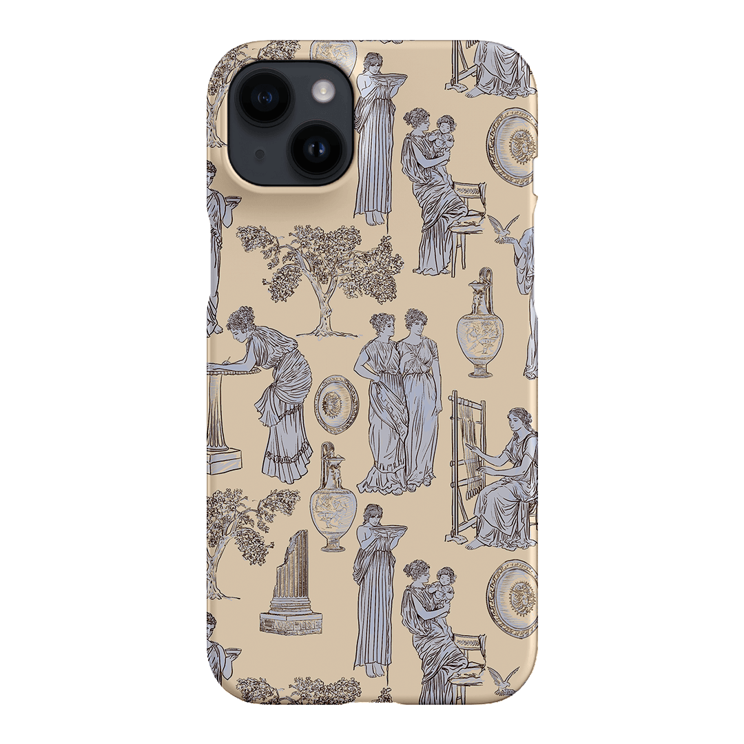 Symposium Alabaster Printed Phone Cases iPhone 14 Plus / Snap by Veronica Tucker - The Dairy
