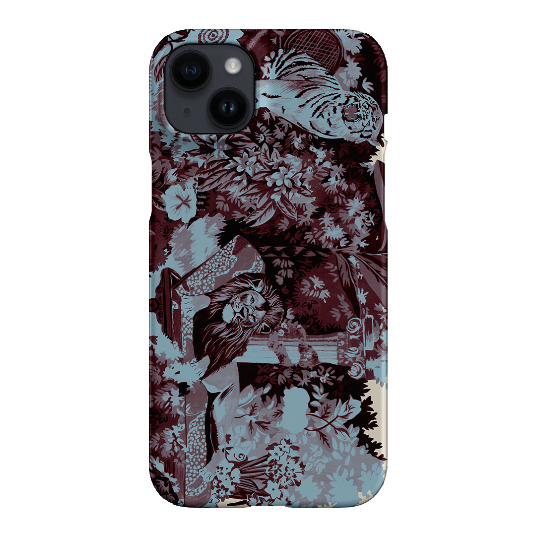 Tippi Blue Printed Phone Cases iPhone 14 Plus / Snap by Desmond & Dempsey - The Dairy