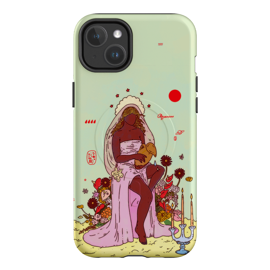 Aquarius Season Printed Phone Cases iPhone 14 Plus / Armoured MagSafe by Easty Beasty - The Dairy