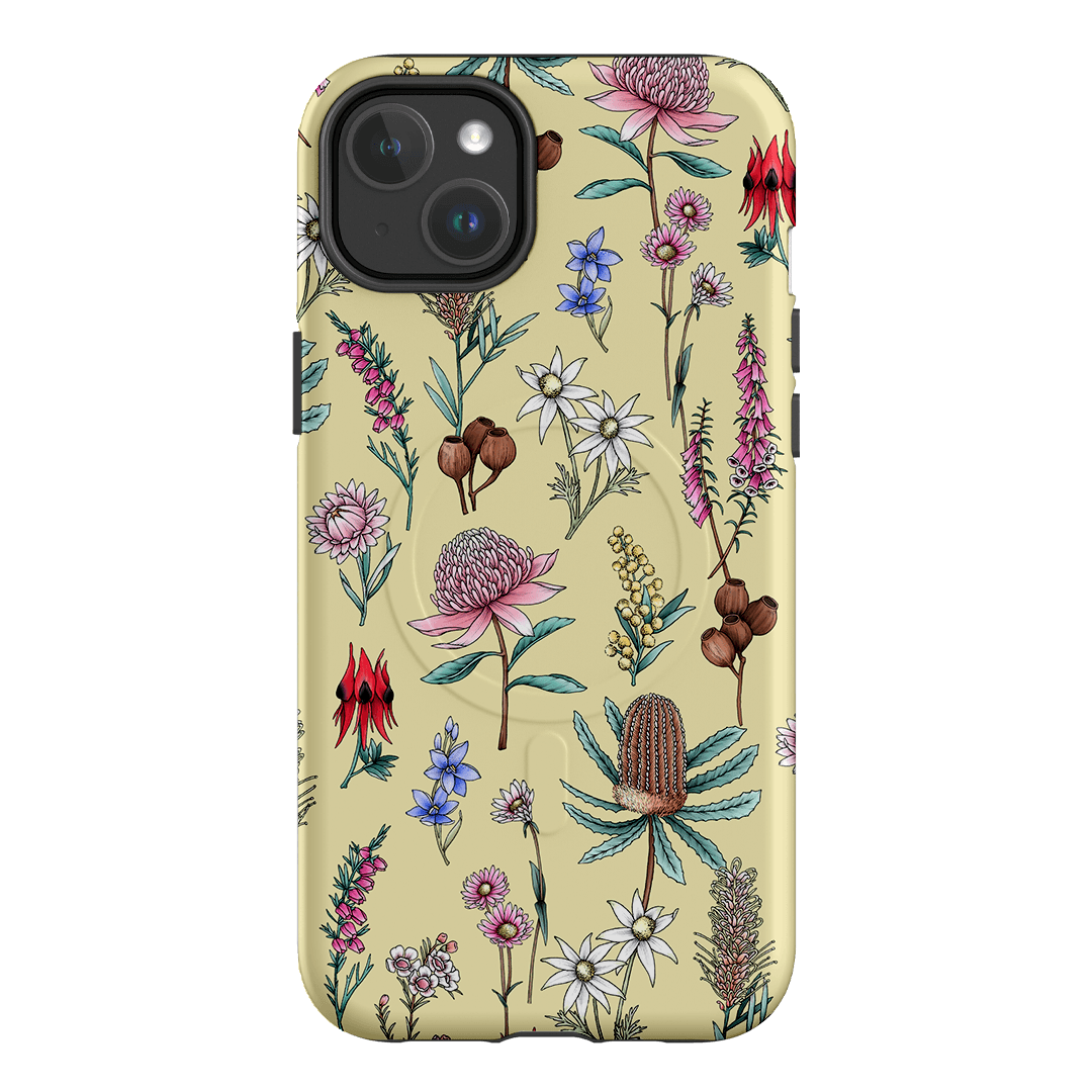 Banksia Butter Printed Phone Cases iPhone 14 Plus / Armoured MagSafe by Typoflora - The Dairy